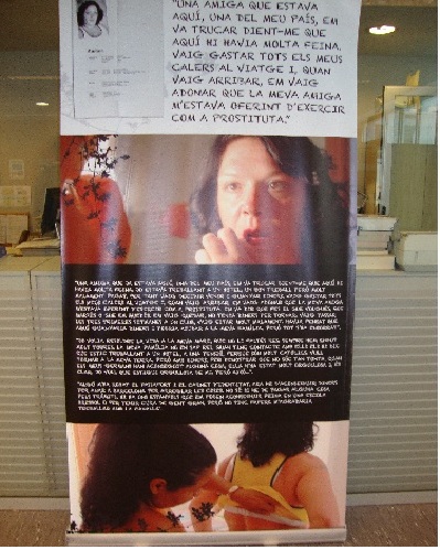 Exposició a la Biblioteca CRAI Campus Catalunya. Dones de vida alegre?