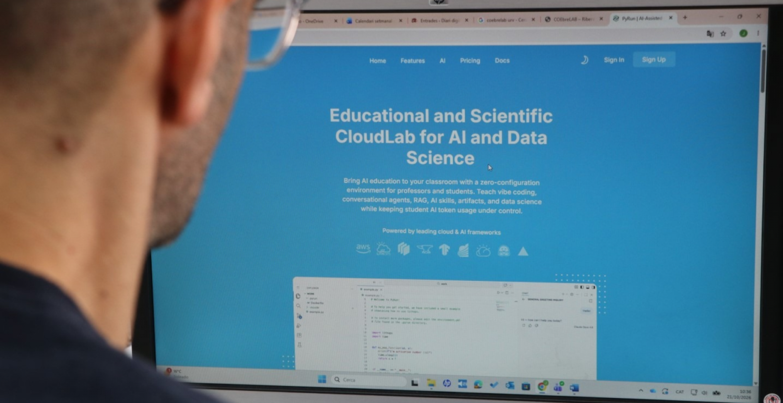 El grup de recerca CloudLab desenvolupa una eina que facilita la creació d’aplicacions d’IA