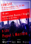 Concert 10 anys Universitat Rovira i Virgili a les Terres de l'Ebre