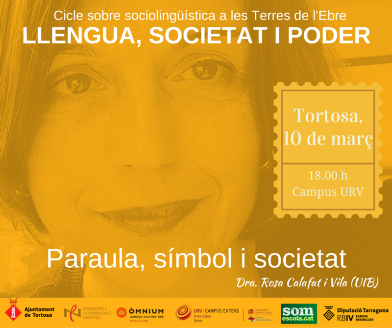 Cicle de conferències sobre sociolingüística a les Terres de l'Ebre. 