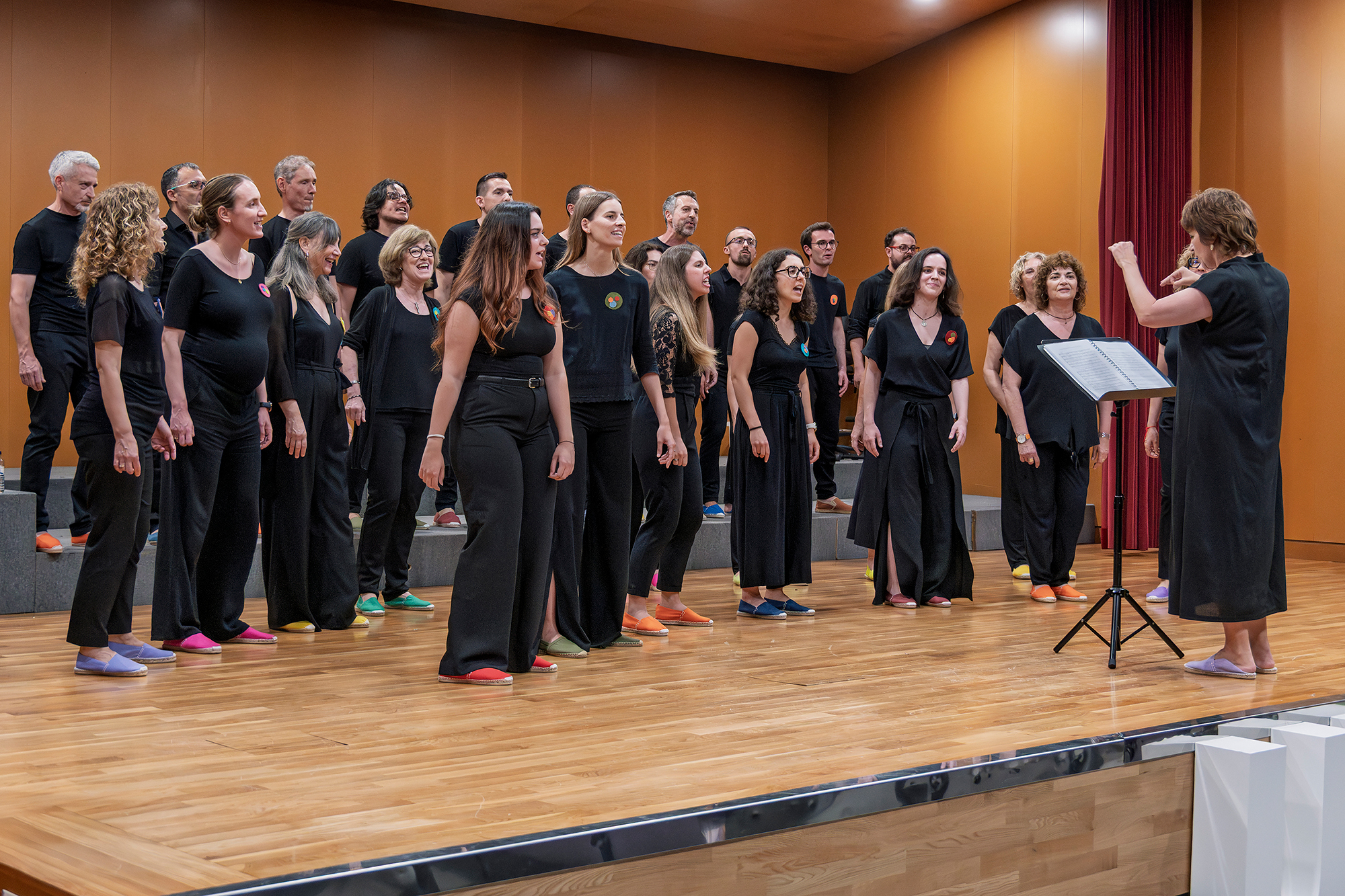 Orfeón URV en el concierto de primavera 2025. Aula Magna Catalunya URV
