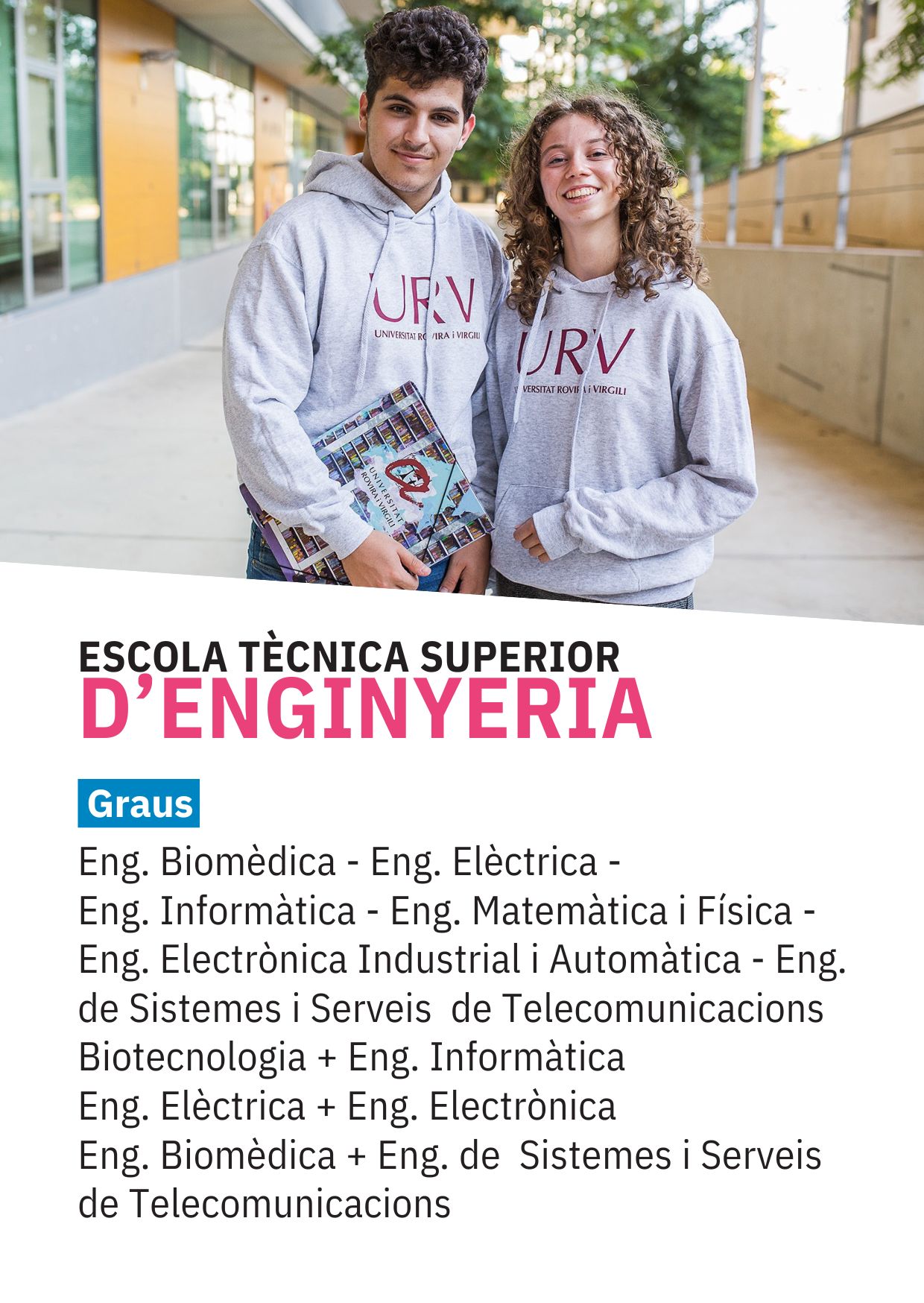 portada graus escola tècnica superior d'enginyeria de la URV