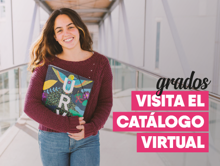 Portada del catálogo de la oferta de titulaciones de la Universitat Rovira i Virgili